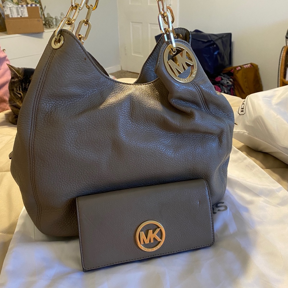 MK Fulton Large Hobo Bag + Wallet